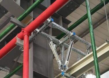 那坡该抗震支架的整体式支吊架结构协调性好